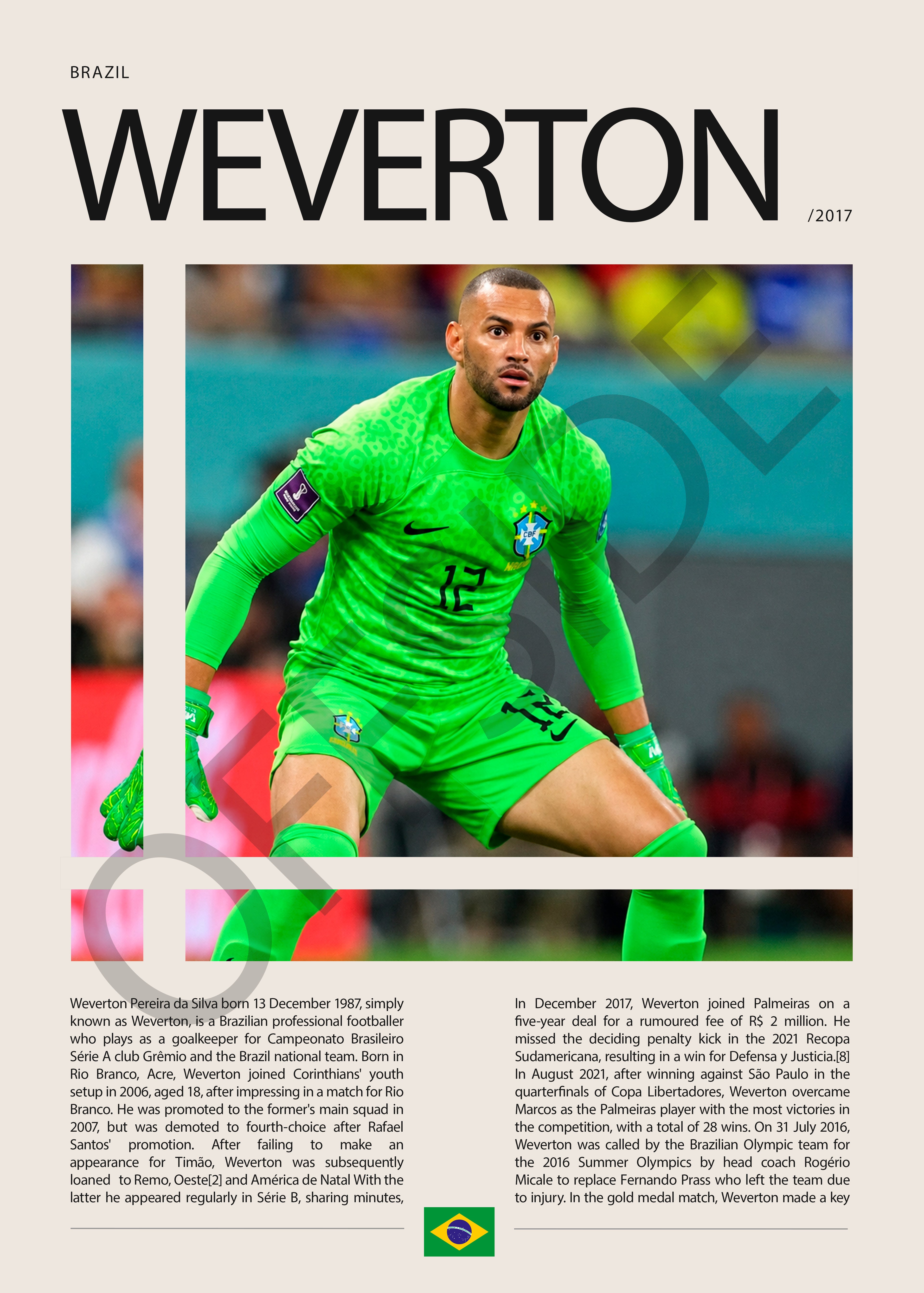 Weverton Pereira Da Silva "Weverton" en Brasil Clasificatorias 2020