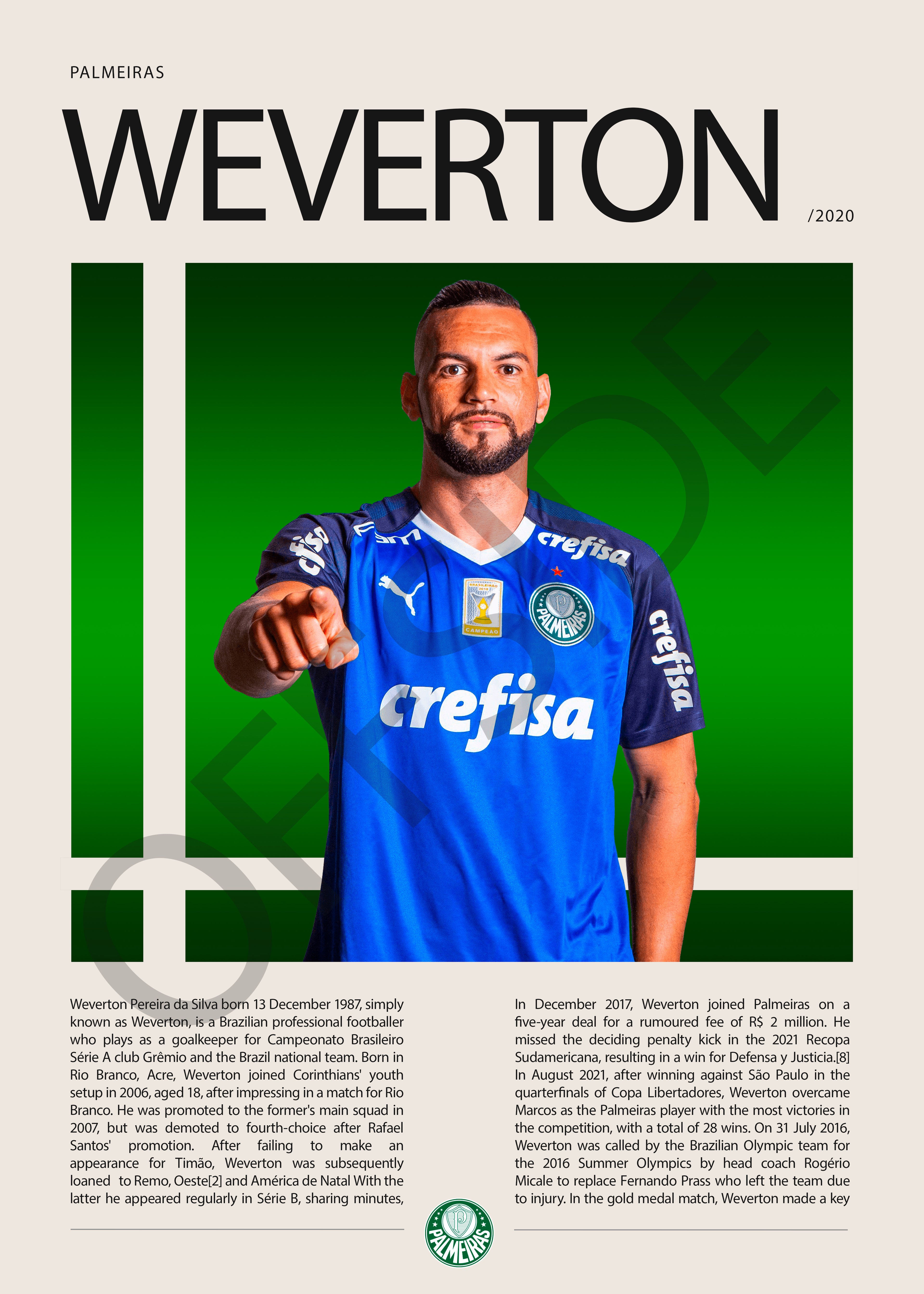 Weverton Pereira Da Silva "Weverton" en Palmeiras Temporada 2017