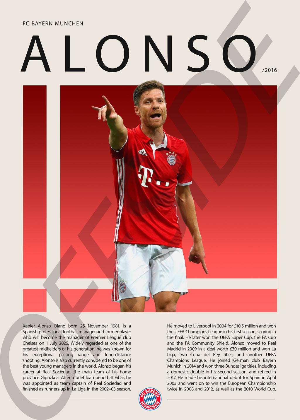 Xabi Alonso "El Maestro" en Bayern Munich Temporada 2016