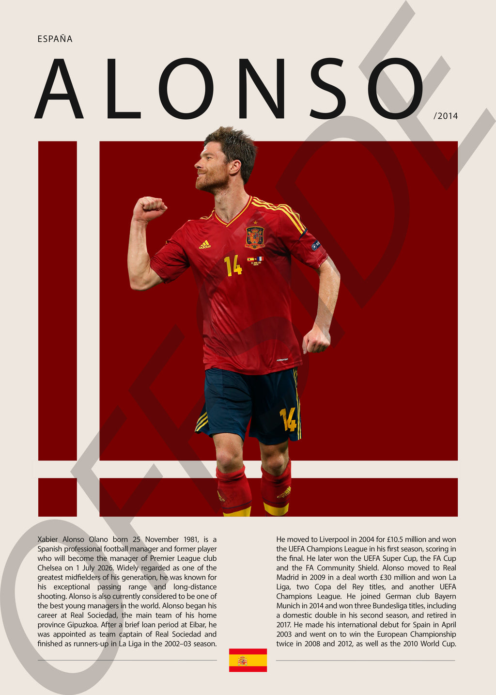 Xabi Alonso "El Maestro" en España Clasificatorias 2014