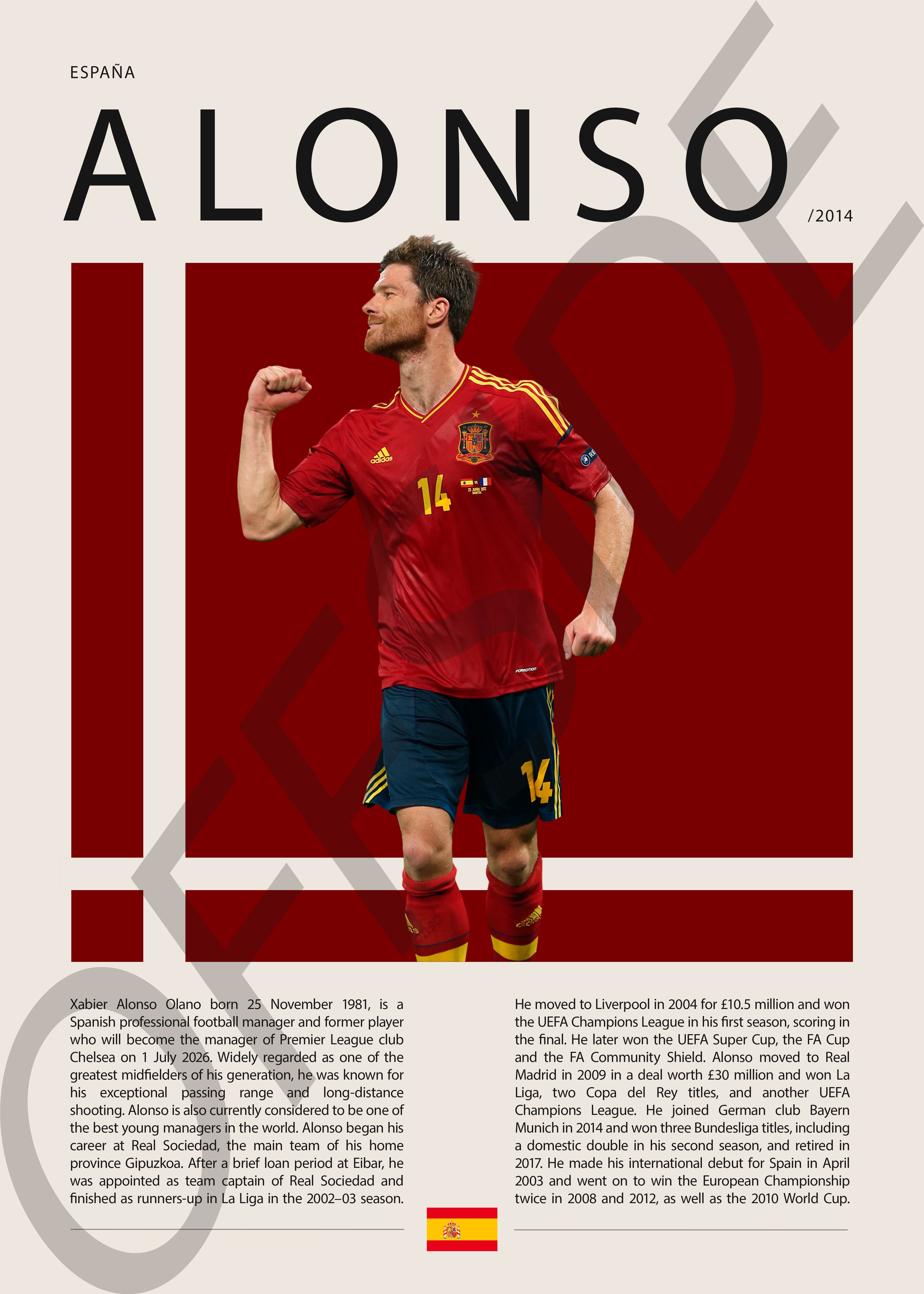 Xabi Alonso "El Maestro" en España Clasificatorias 2014