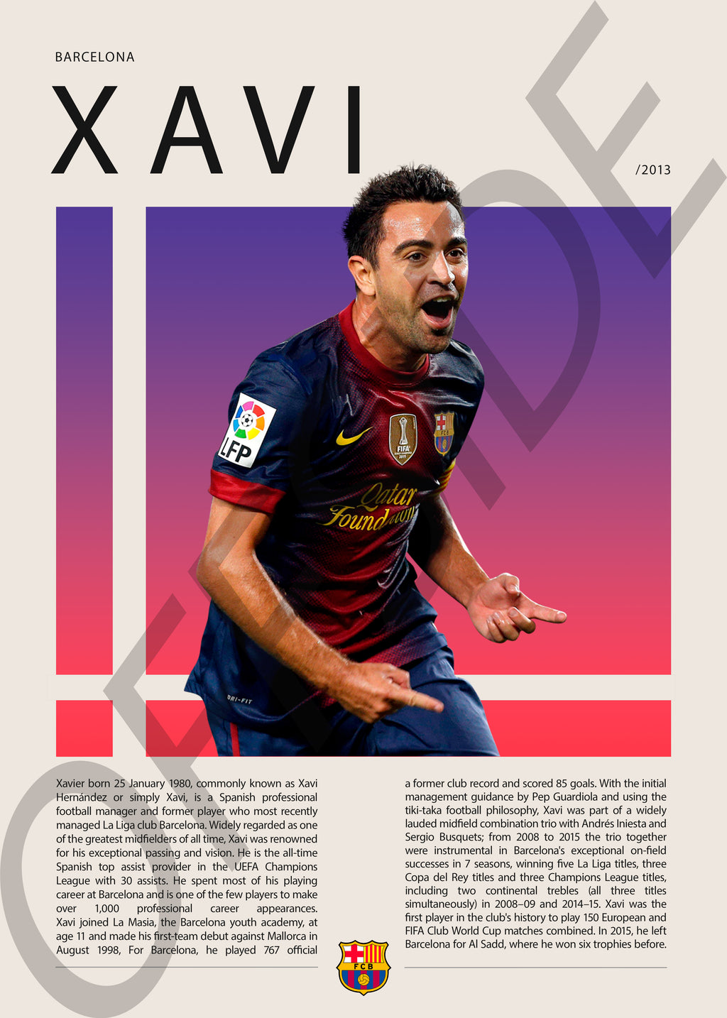 Xavier Hernandez "Xavi" en Barcelona Temporada 2013