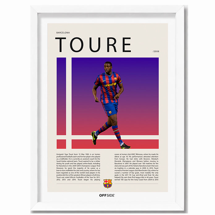 Yaya Toure "Yaya" en Barcelona Temporada 2008