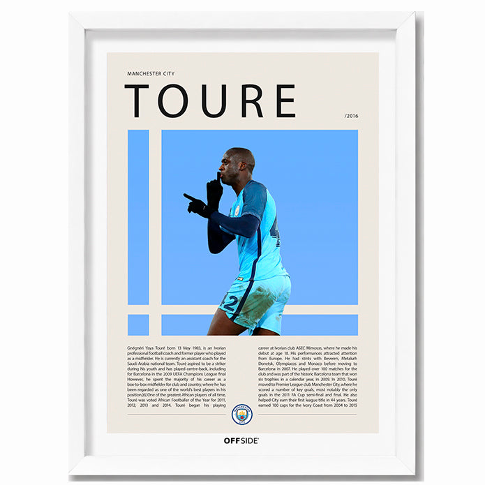 Yaya Toure "Yaya" en Manchester City Temporada 2016