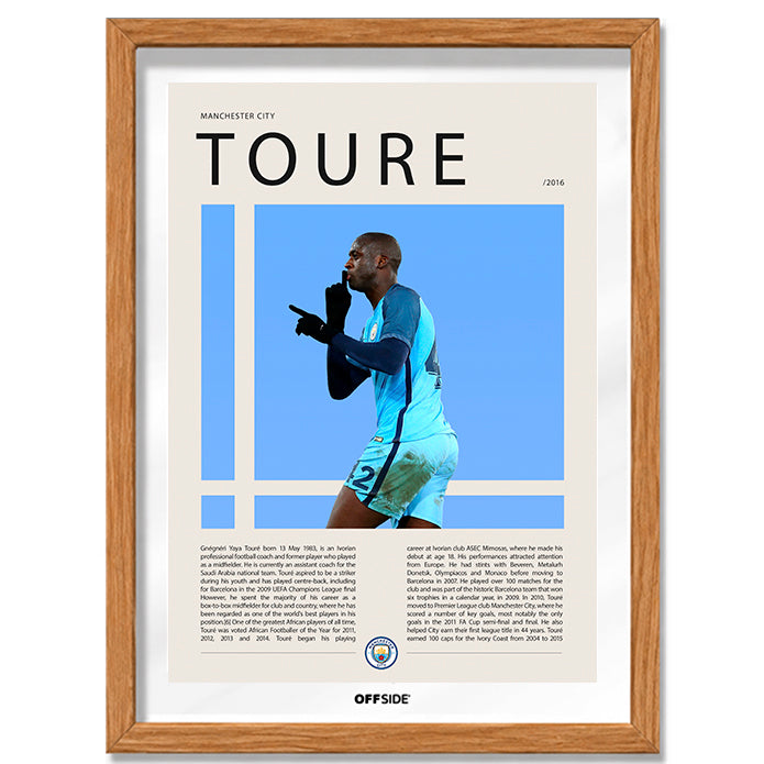 Yaya Toure "Yaya" en Manchester City Temporada 2016