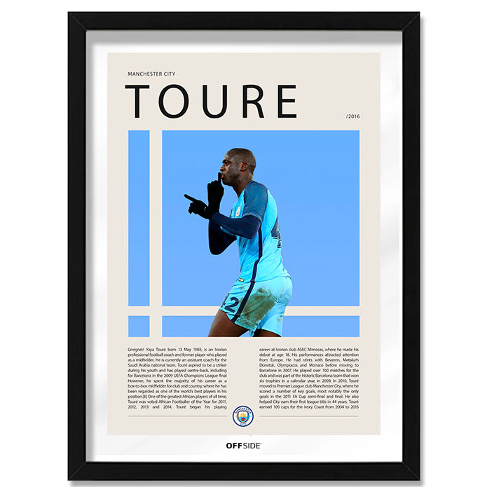 Yaya Toure "Yaya" en Manchester City Temporada 2016