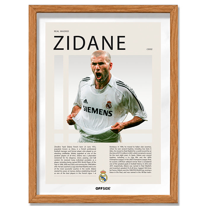 Zinedine Zidane "Zizou" en Real Madrid Temporada 2002