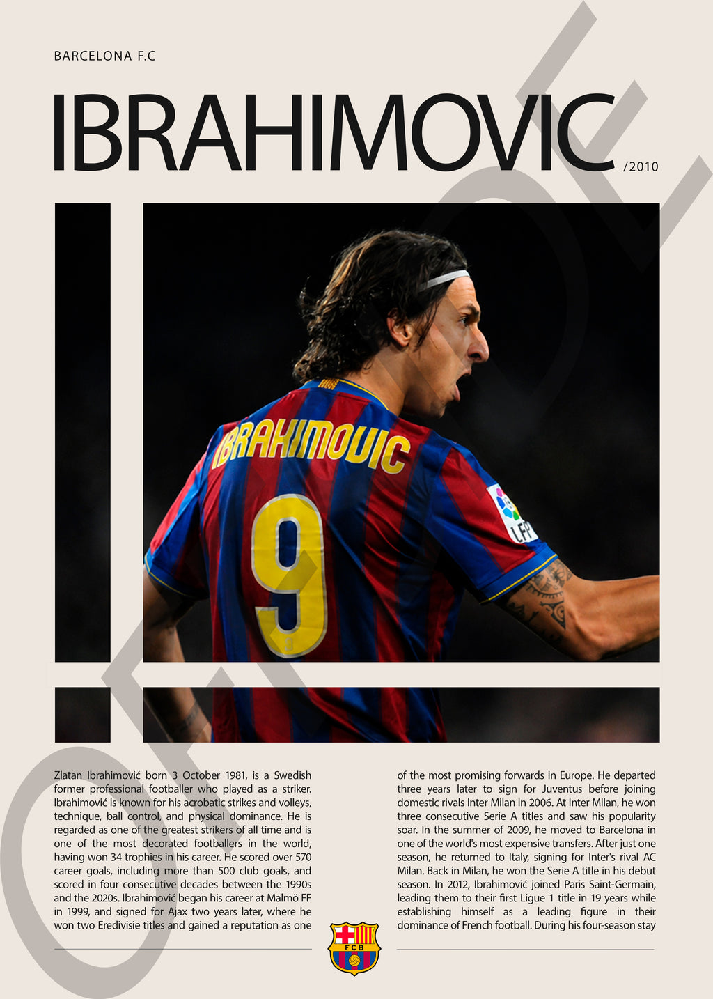 Zlatan Ibrahimović "Ibra" en Barcelona Temporada 2010