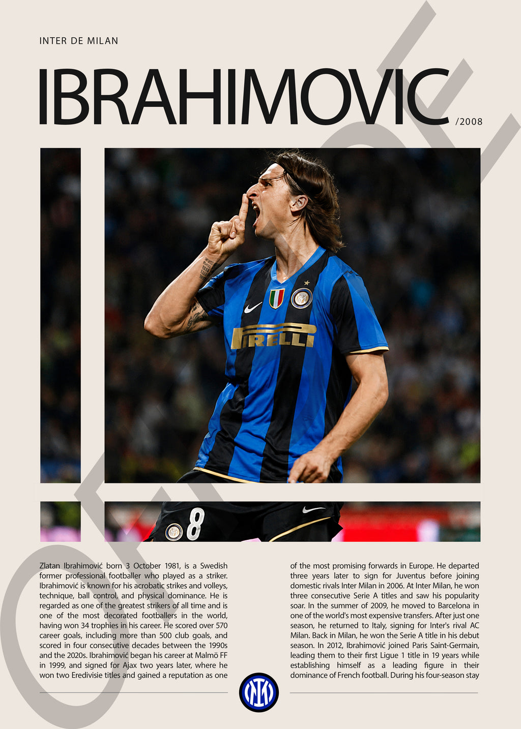 Zlatan Ibrahimović "Ibra" en Inter de Milan Temporada 2008