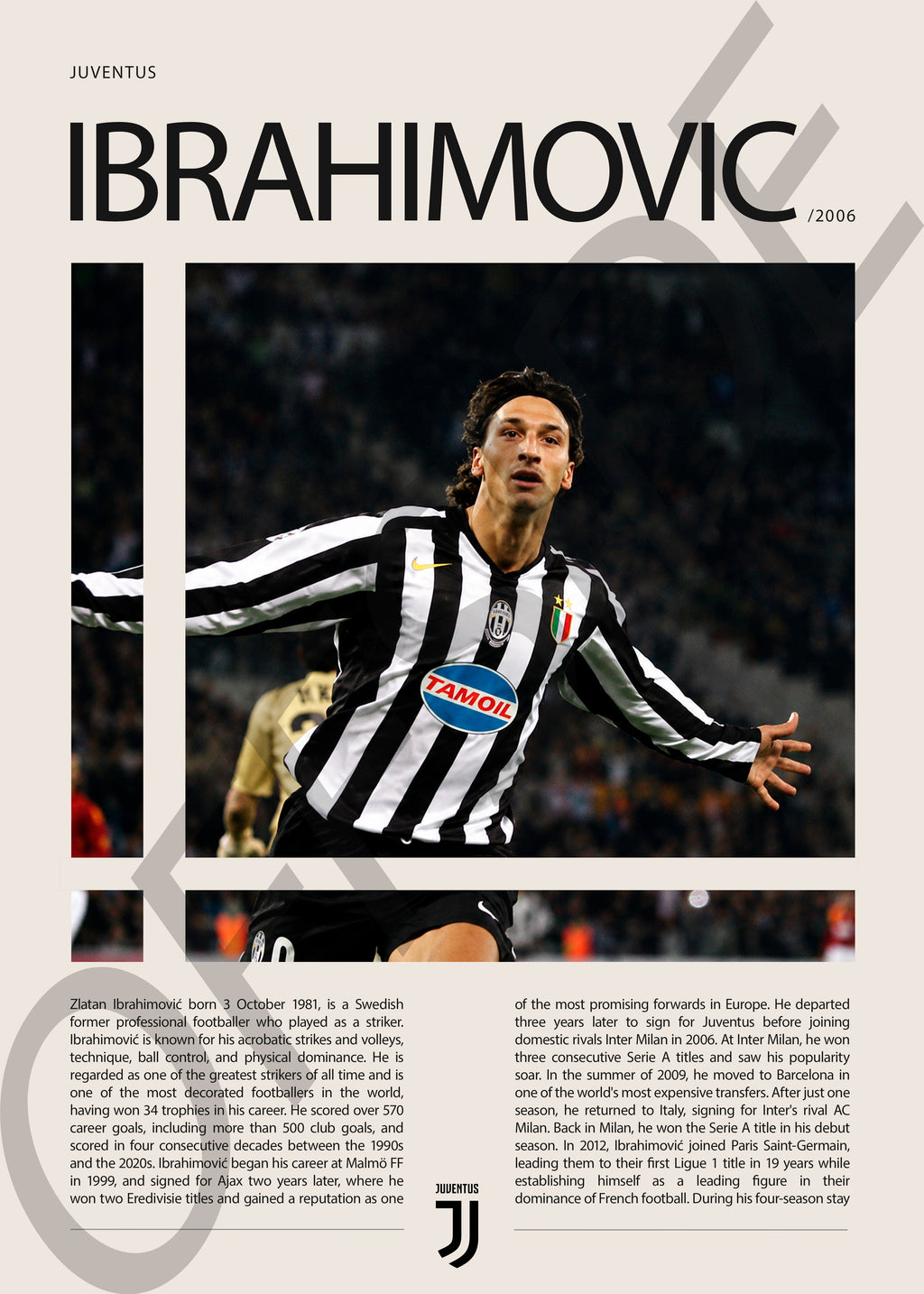 Zlatan Ibrahimović "Ibra" en Juventus Temporada 2006