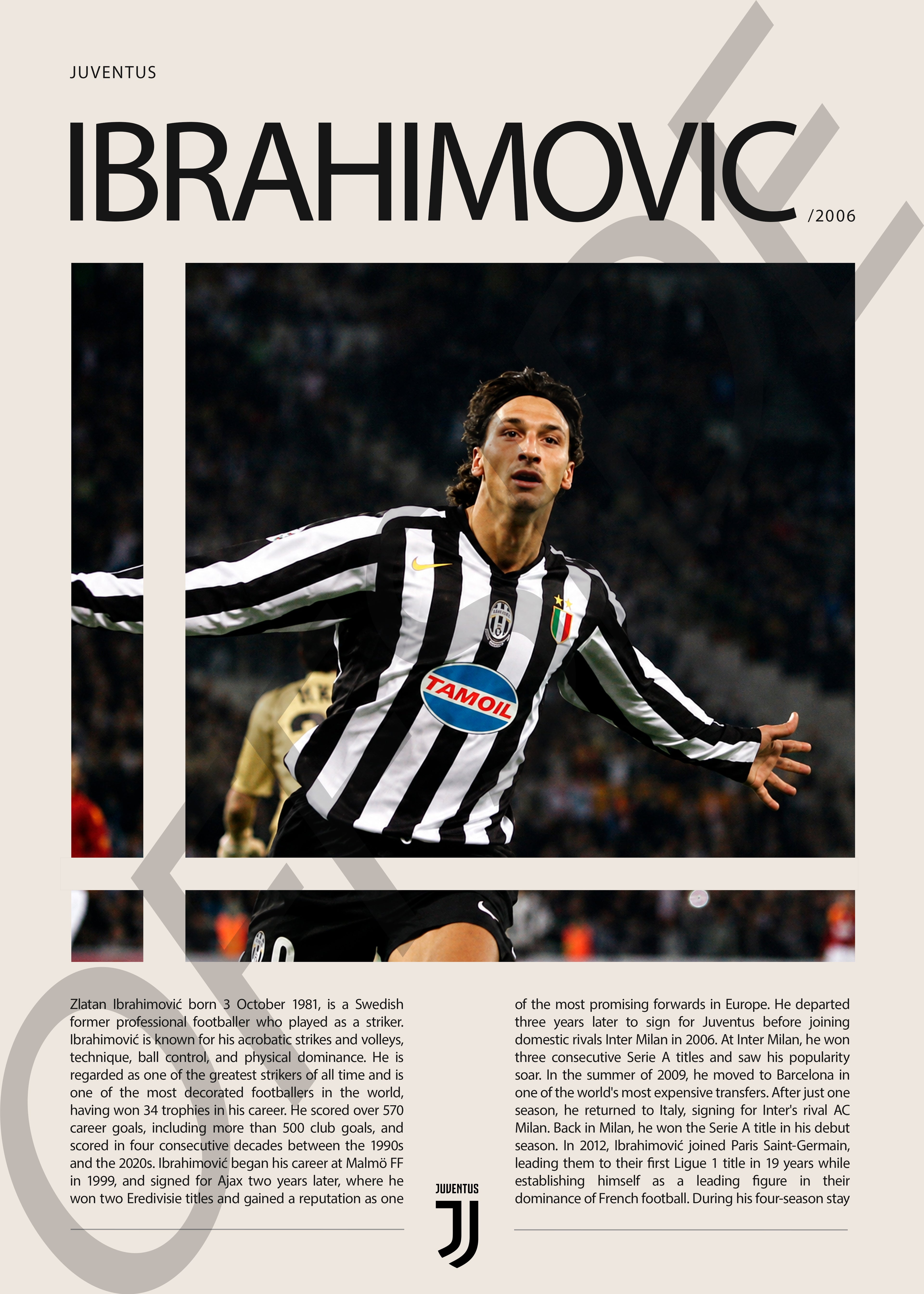 Zlatan Ibrahimović "Ibra" en Juventus Temporada 2006