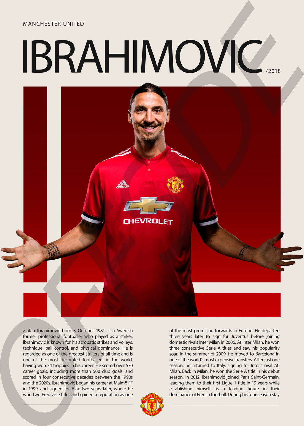 Zlatan Ibrahimović "Ibra" en Manchester United Temporada 2018