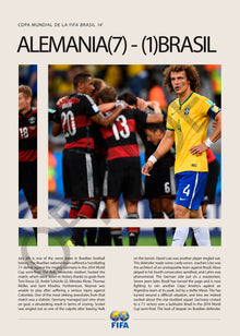 Alemania 7-1 Brasil Mundial 2014 - detalle del diseño