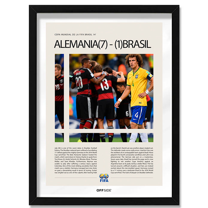 Alemania 7-1 Brasil Mundial 2014 - marco negro