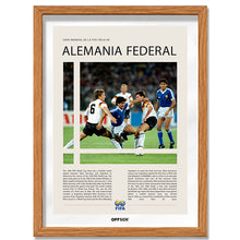 Alemania Campeona del Mundo Italia 1990 - marco madera