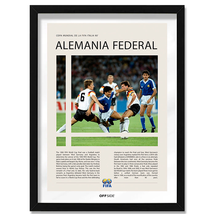 Alemania Campeona del Mundo Italia 1990 - marco negro