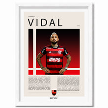 Arturo Vidal El King en Flamengo Temporada 2023 - marco blanco