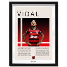 Arturo Vidal El King en Flamengo Temporada 2023 - marco negro