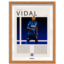 Arturo Vidal El King en Inter de Milan Temporada 2021 - marco madera