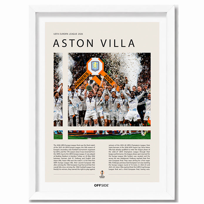 Aston Villa Campeón Europa League 2026 - marco blanco