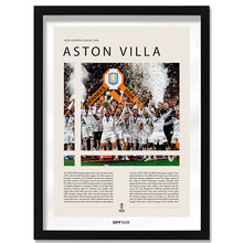 Aston Villa Campeón Europa League 2026 - marco negro