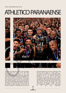 Athletico Paranaense Campeón Copa Sudamericana 2018 - detalle del diseño