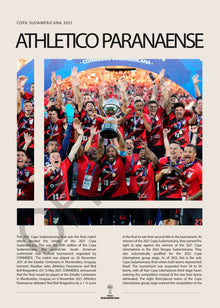 Athletico Paranaense Campeón Copa Sudamericana 2021 - detalle del diseño