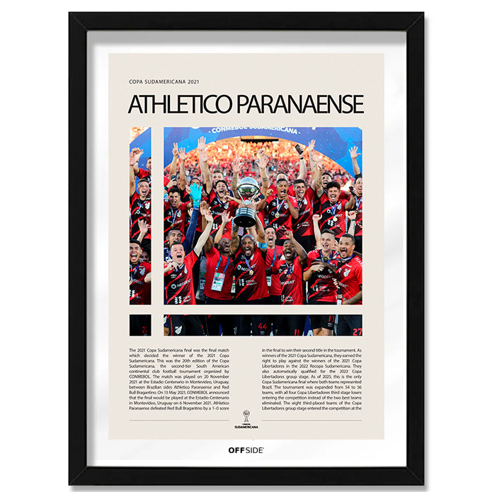 Athletico Paranaense Campeón Copa Sudamericana 2021 - marco negro