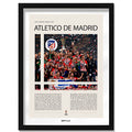 Atlético de Madrid Campeón Europa League 2018 - marco negro