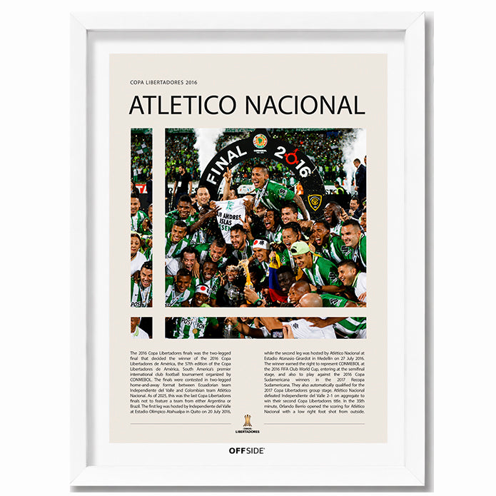 Atlético Nacional Campeón Copa Libertadores 2016 - marco blanco