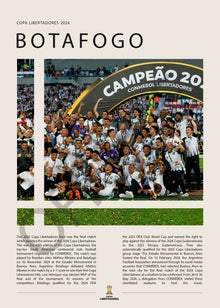 Botafogo Campeón Copa Libertadores 2024 - detalle del diseño