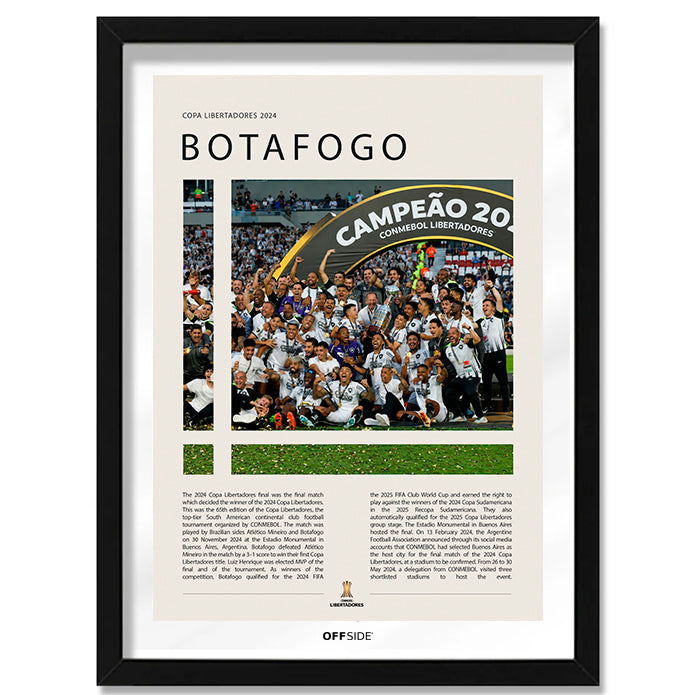 Botafogo Campeón Copa Libertadores 2024 - marco negro