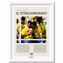Brasil Tetracampeón Estados Unidos 1994 - marco blanco