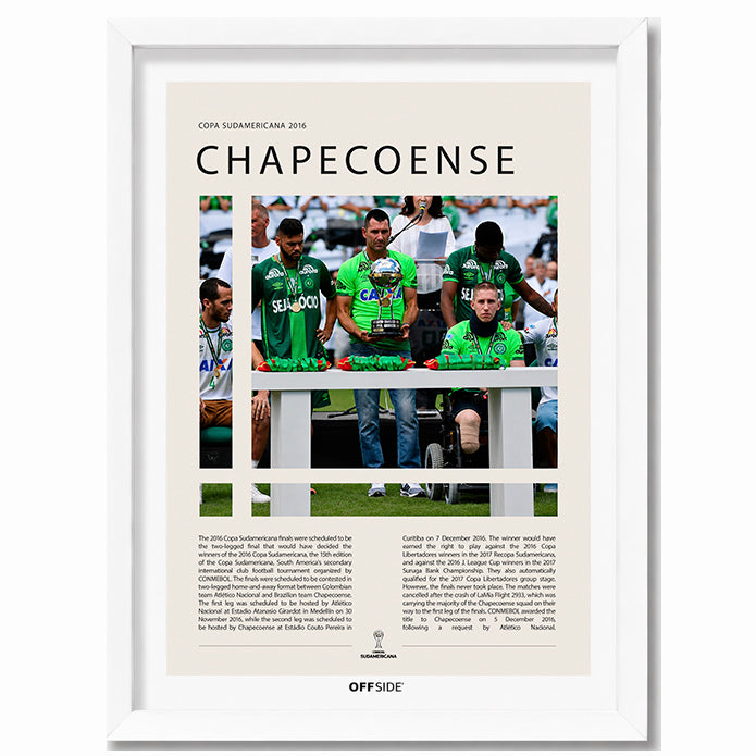 Chapecoense Campeón Copa Sudamericana 2016 - marco blanco