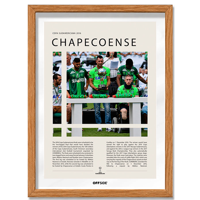 Chapecoense Campeón Copa Sudamericana 2016 - marco madera