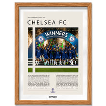 Chelsea FC Campeón Champions League 2021 - marco madera