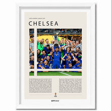 Chelsea FC Campeón Europa League 2019 - marco blanco