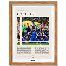 Chelsea FC Campeón Europa League 2019 - marco madera