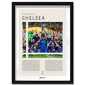 Chelsea FC Campeón Europa League 2019 - marco negro