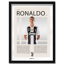 Cristiano Ronaldo CR7 en Juventus Temporada 2020 - marco negro