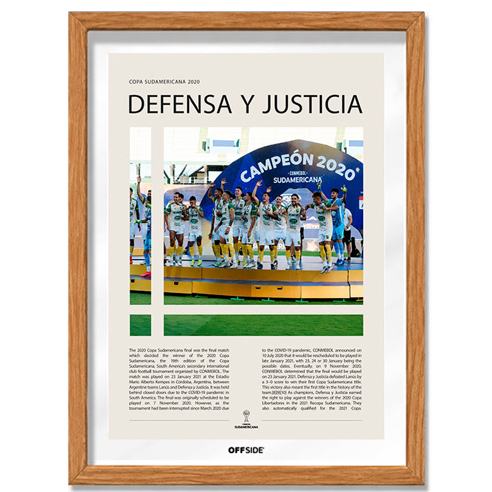 Defensa y Justicia Campeón Copa Sudamericana 2020 - marco madera