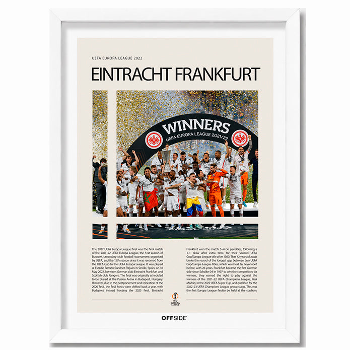 Eintracht Frankfurt Campeón Europa League 2022 - marco blanco