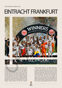 Eintracht Frankfurt Campeón Europa League 2022 - detalle del diseño