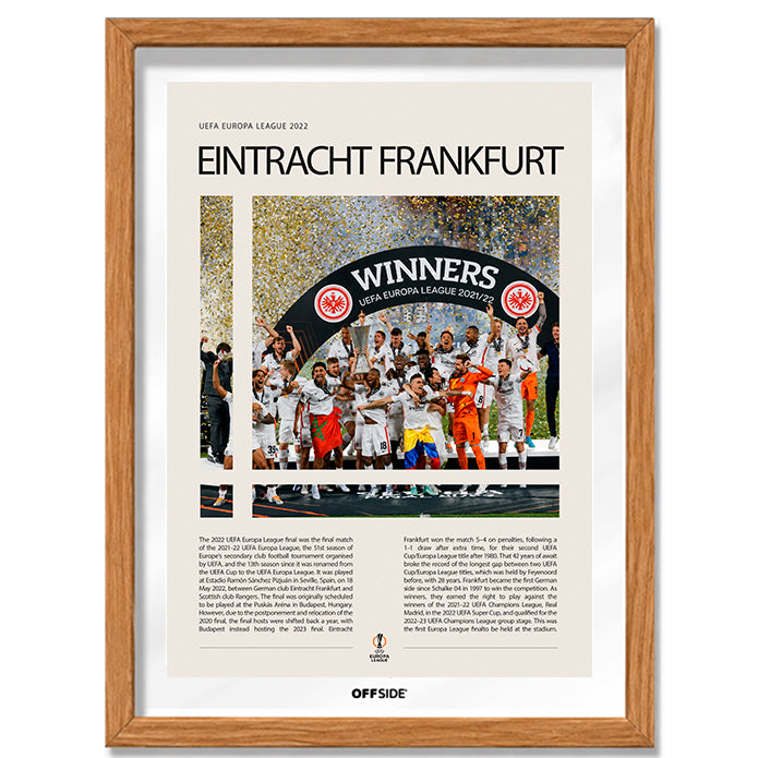 Eintracht Frankfurt Campeón Europa League 2022 - marco madera