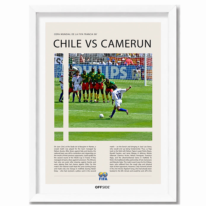José Luis Sierra Gol vs Camerún Francia 1998 - marco blanco