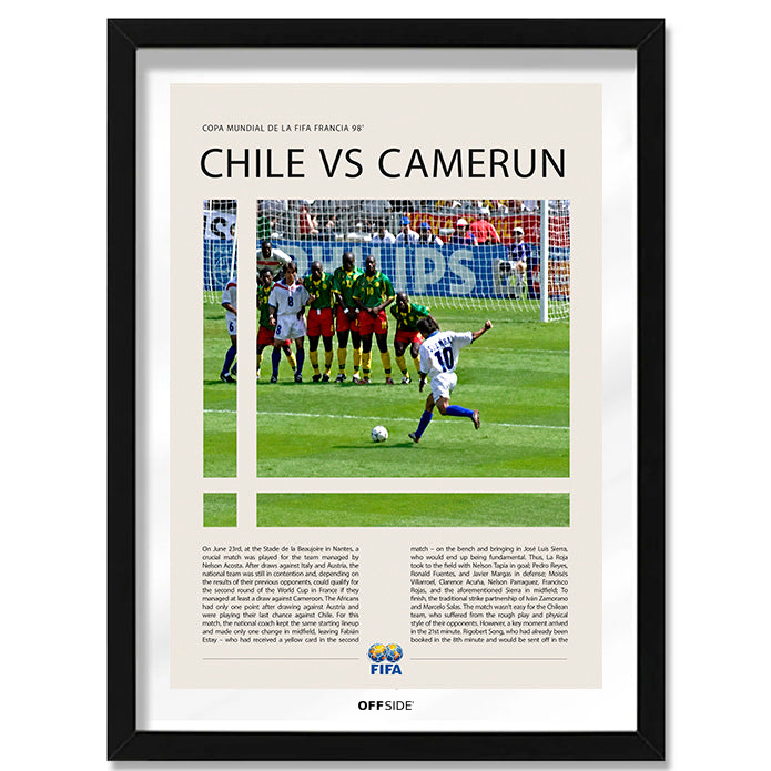 José Luis Sierra Gol vs Camerún Francia 1998 - marco negro