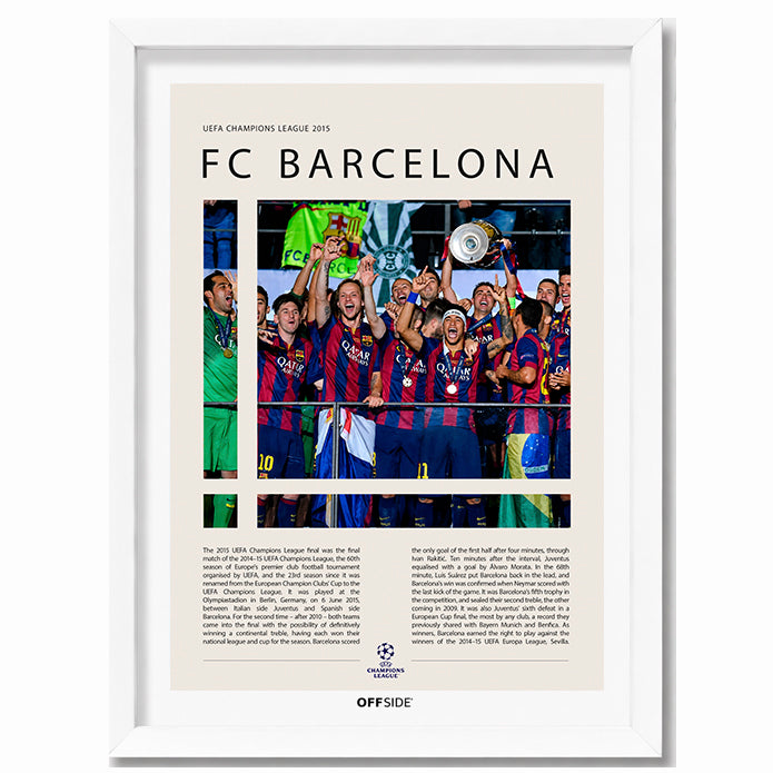 FC Barcelona Campeón Champions League 2015 - marco blanco