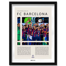 FC Barcelona Campeón Champions League 2015 - marco negro
