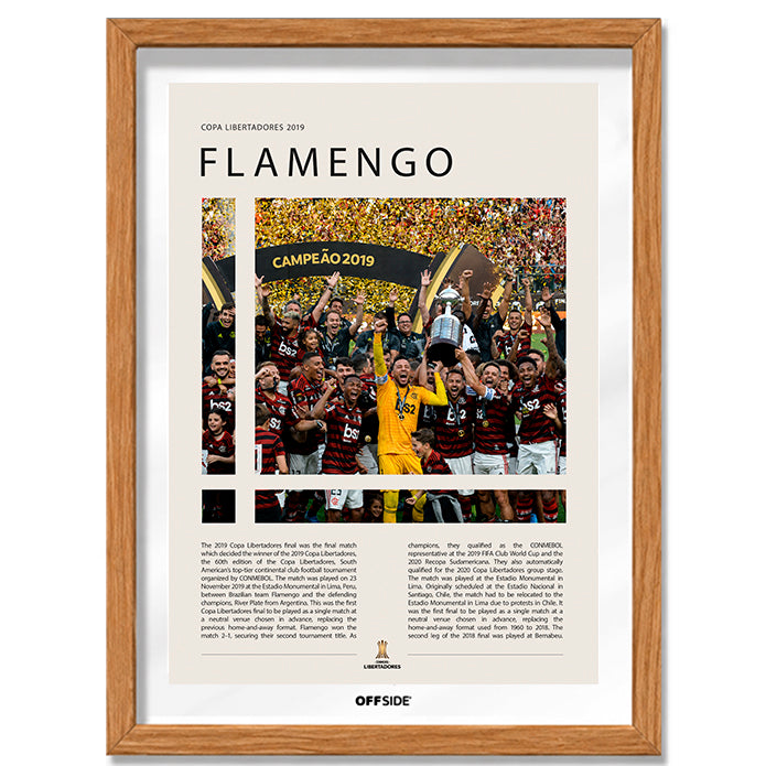 Flamengo Campeón Copa Libertadores 2019 - marco madera