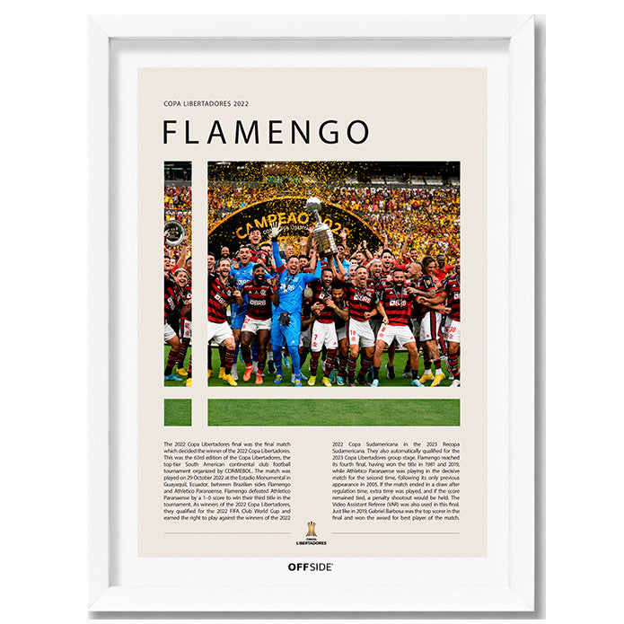 Flamengo Campeón Copa Libertadores 2022 - marco blanco